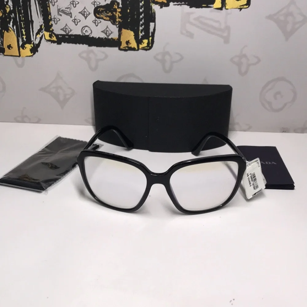 New Authentic Prada SPR 10V 1AB-09H Women’s Fashion Glasses – Black